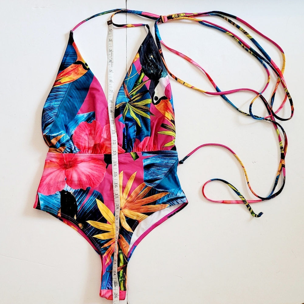 NWOT Tropical one-piece - Picture 3 of 9